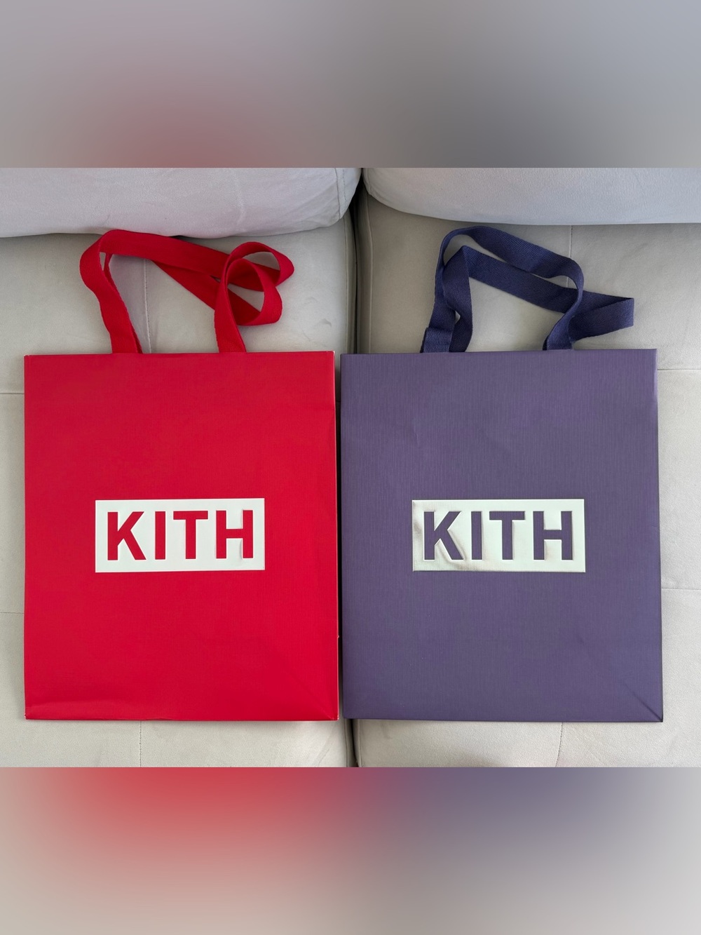 KITH shopping bags - set of 2